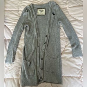 A&F Grey Cardigan